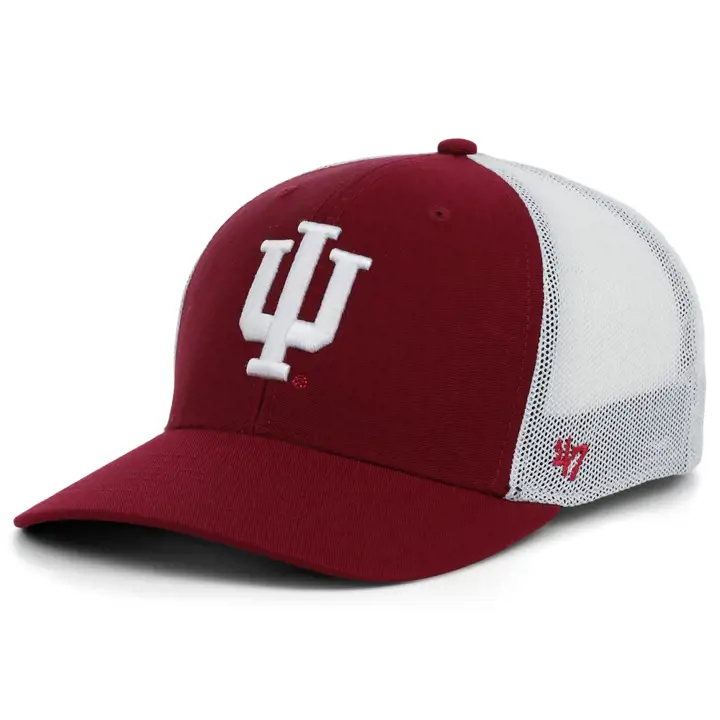Indiana Hoosiers NCAA Effet fondu '47 Trophy rouge foncé