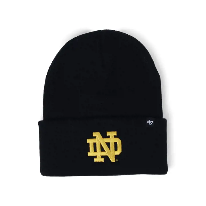 Notre Dame Fighting Irish NCAA Bonnet tricoté Haymaker BLEU MARINE