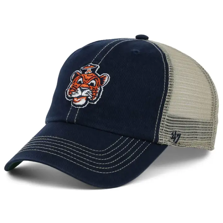 Casquette Trawler '47 Clean Up NCAA Auburn Tigers BLEU MARINE