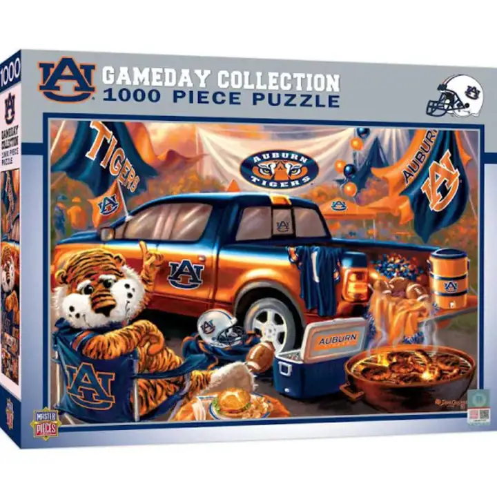 Casse-tête Collection Jour de match des Tigers d'Auburn ast