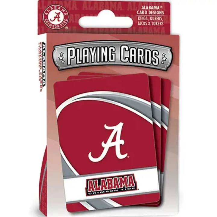 Jeu de cartes des Alabama Crimson Tide
