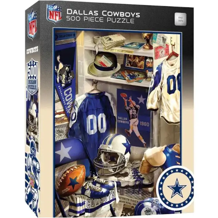 Casse-tête des Cowboys de Dallas de 500 pièces : Vestiaire