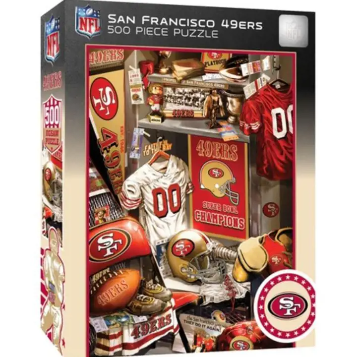 Casse-tête 500 pièces "Vestiaire des 49ers de San Francisco"