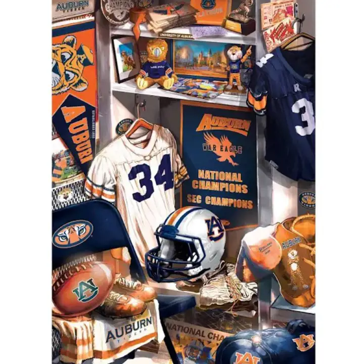 Casse-tête des Tigers d'Auburn (vestiaire) de 500 pièces