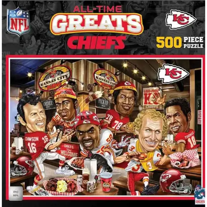 Puzzle des plus grands joueurs de tous les temps des Chiefs de Kansas City