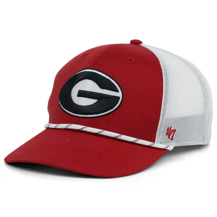 Casquette de camionneur rouge Georgia Bulldogs NCAA Burden
