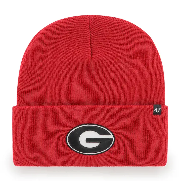 Bonnet à revers Haymaker rouge NCAA Georgia Bulldogs
