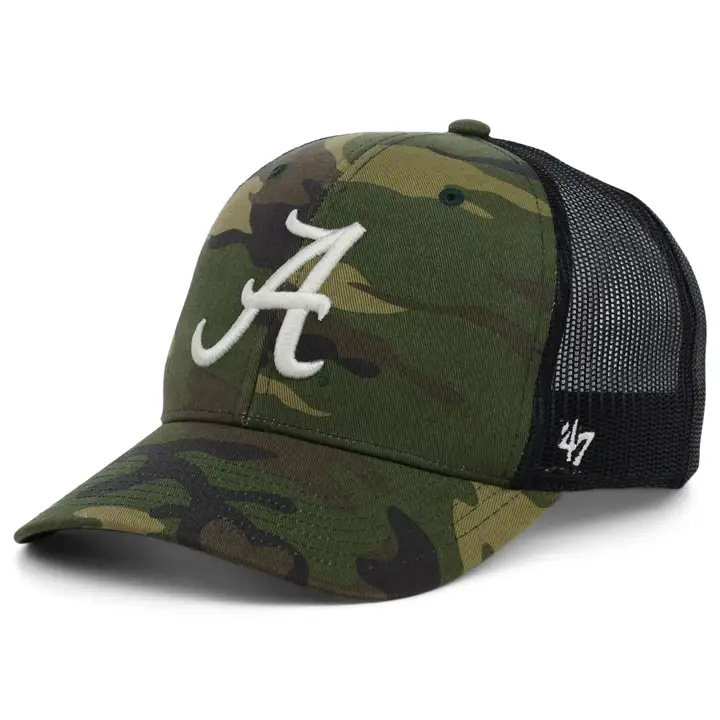 ALABAMA CRIMSON TIDE Casquette Trucker Camo NCAA '47