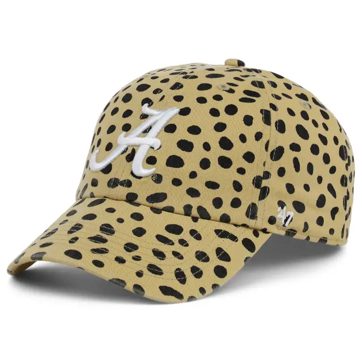 ALABAMA CRIMSON TIDE NCAA Femme Cheetah Clean Up camel
