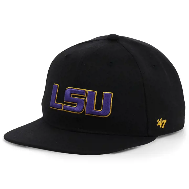 L.S.U. NCAA Youth Casquette ajustable '47 Captain noire