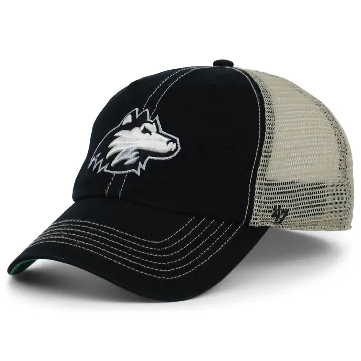 Casquette Trawler des Huskies de Northern Illinois, NCAA, marque '47 Clean Up, couleur noire