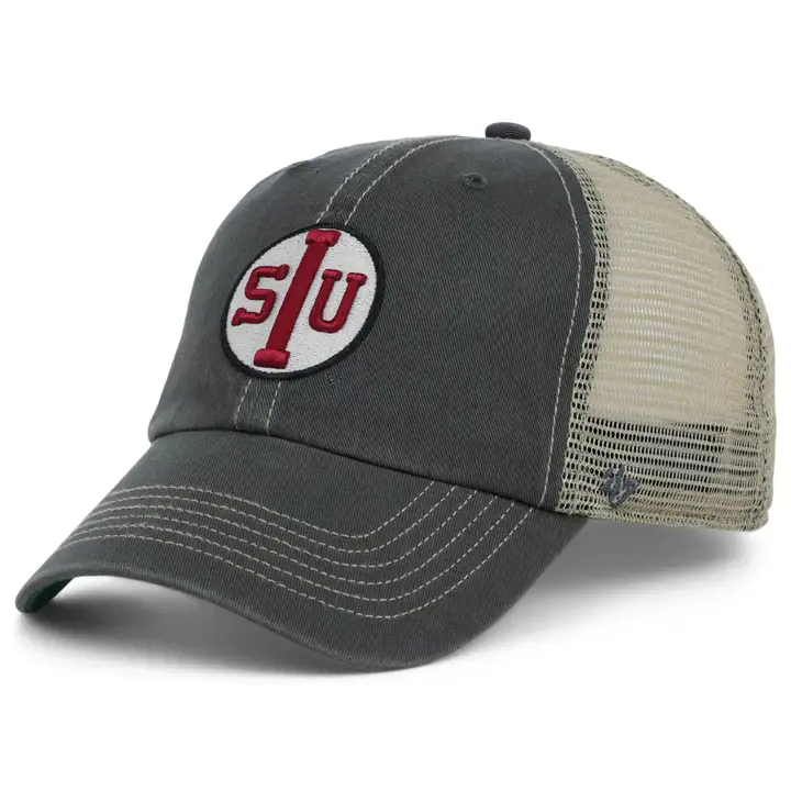 SOUTHERN ILLINOIS SALUKIS CASQUETTE NCAA Trawler '47 Clean Up CHAR