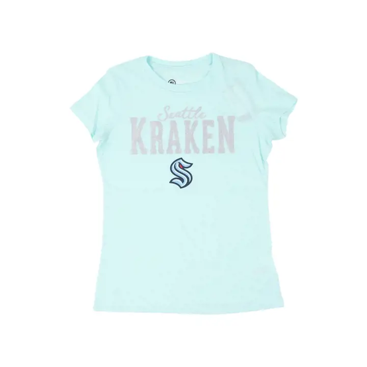 T-shirt Seattle Kraken NHL A-Game 22 Femme Bleu