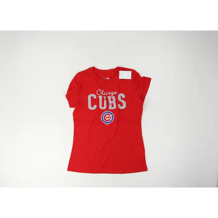 T-shirt Femme MLB A-Game 22 Rouge Chicago Cubs
