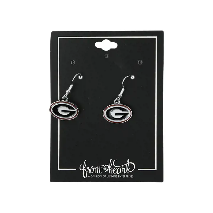 Boucles d'oreilles Georgia Bulldogs "Home Sweet School"