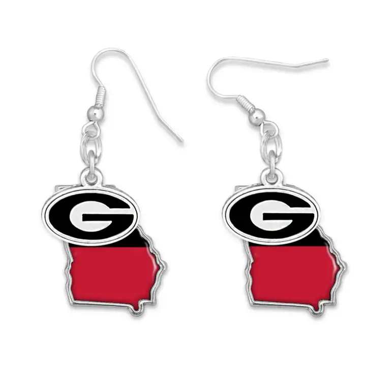 Georgia Bulldogs Boucles d'oreilles collection Tara ast