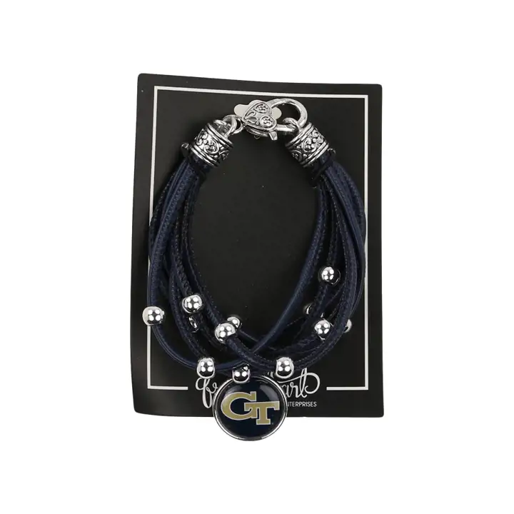 Bracelet Georgia Tech Yellow Jackets de la Collection Lindy
