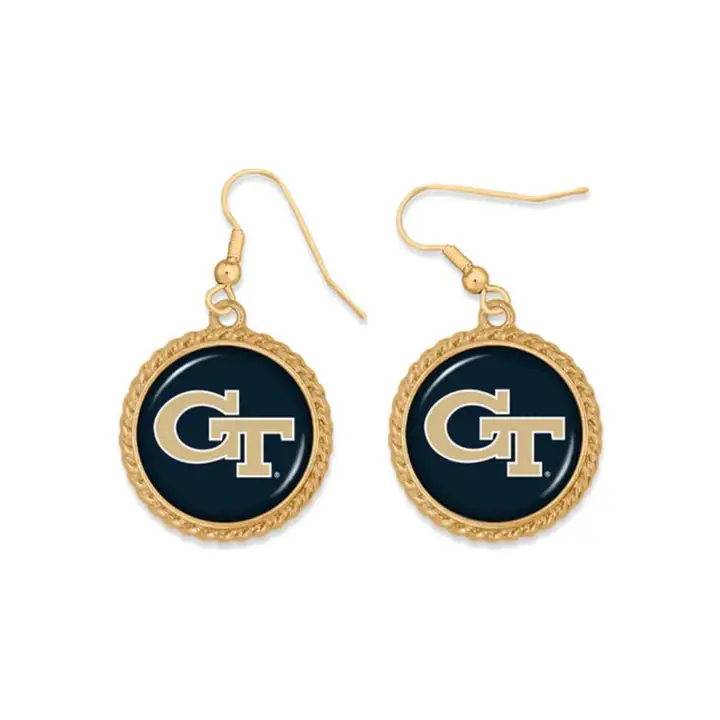 Georgia Tech Yellow Jackets Les boucles d'oreilles Sydney Collection