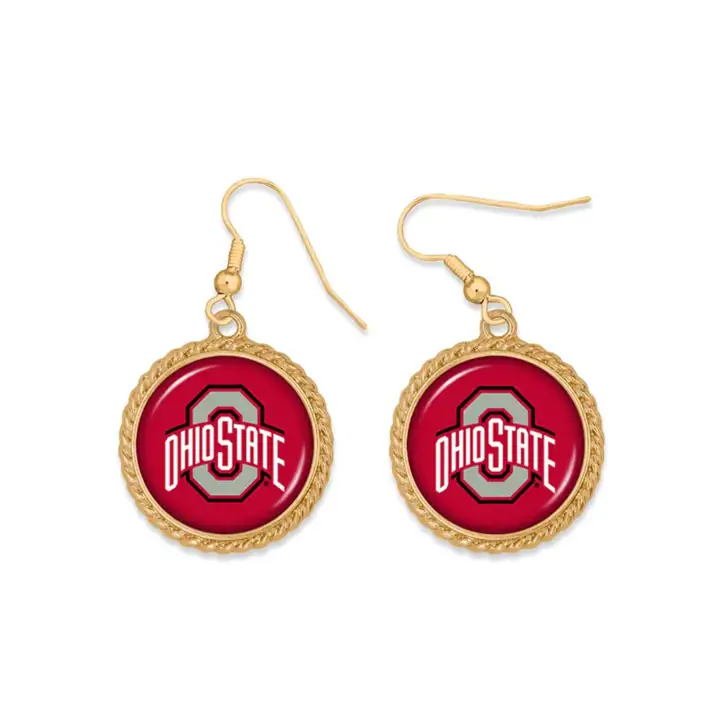 Ohio State Buckeyes Les Boucles d'oreilles Collection Sydney ast