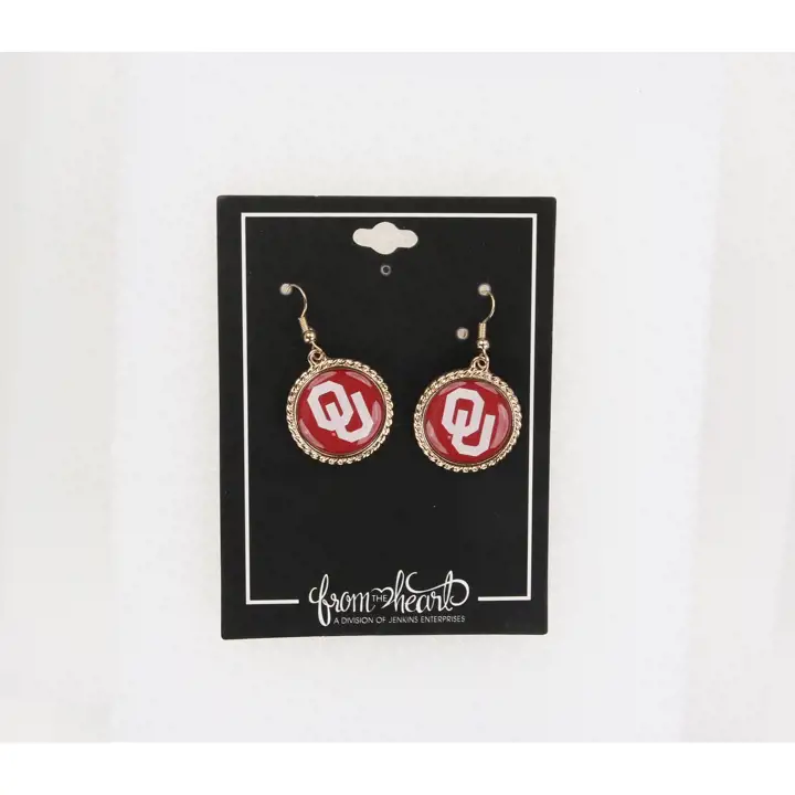 Boucles d'oreilles The Sydney Collection des Oklahoma Sooners