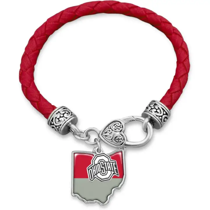 Ohio St B La Collection Tara Bracelet silv