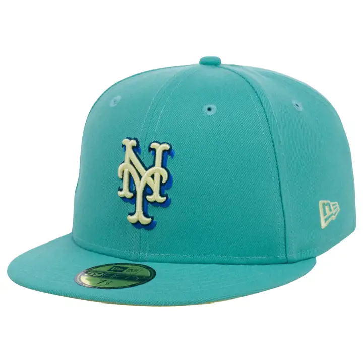 New York Mets MLB Beach Glass 59FIFTY vbleu/vbleu/jauc