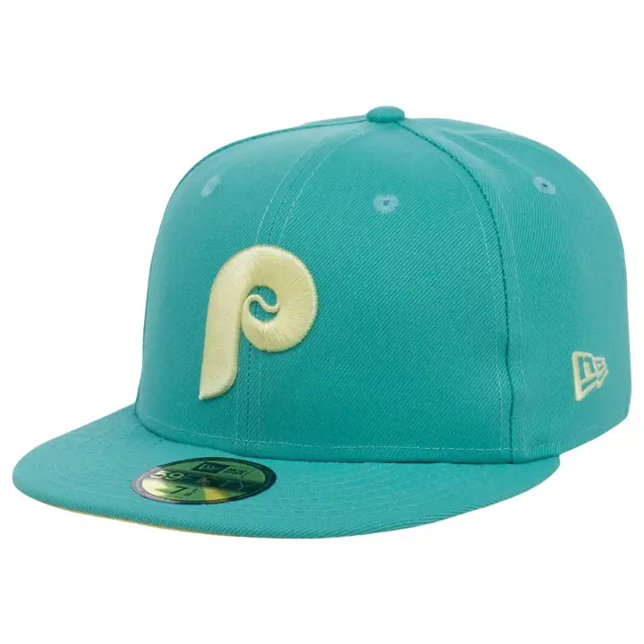 Casquette Philadelphia Phillies MLB Beach Glass 59FIFTY vert clair/vert clair/jaune vif
