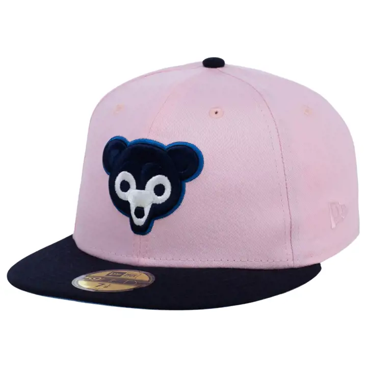 Casquette 59FIFTY MLB Chicago Cubs Rock Candy rose/marine/bleu ciel
