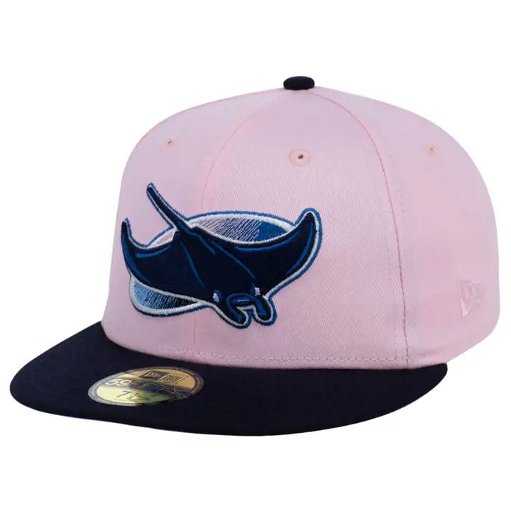 Casquette 59FIFTY MLB Tampa Bay Rays Rock Candy rose/bleu marine/bleu ciel