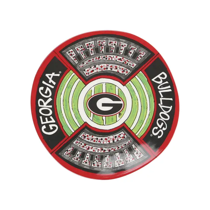 Plat de stade des Bulldogs de la Géorgie
