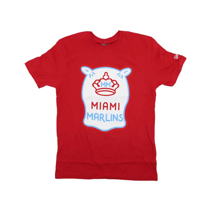T-shirt Miami Marlins MLB NE City Connect rouge