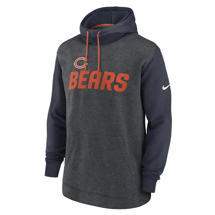 CHICAGO BEARS Équipe NFL Sweat à capuche Surrey 22 Nike anthracite/bleu/org