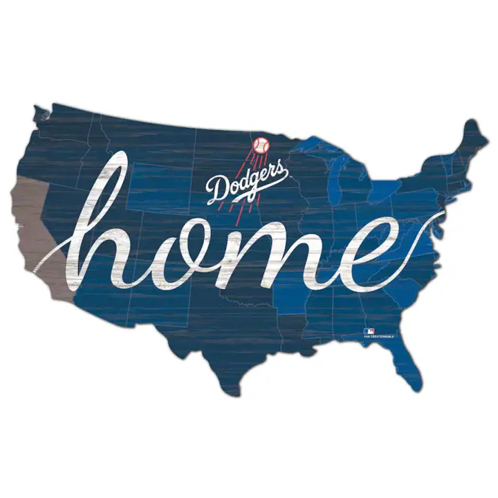 Découpe en forme de maison des Dodgers de Los Angeles (USA)