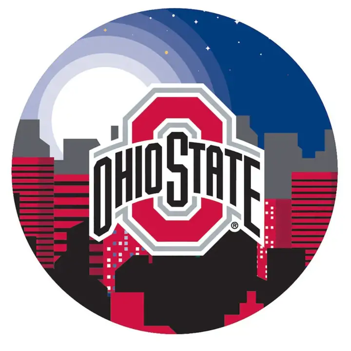 Panneau décoratif mural Ohio State Buckeyes Scenic Circle Art