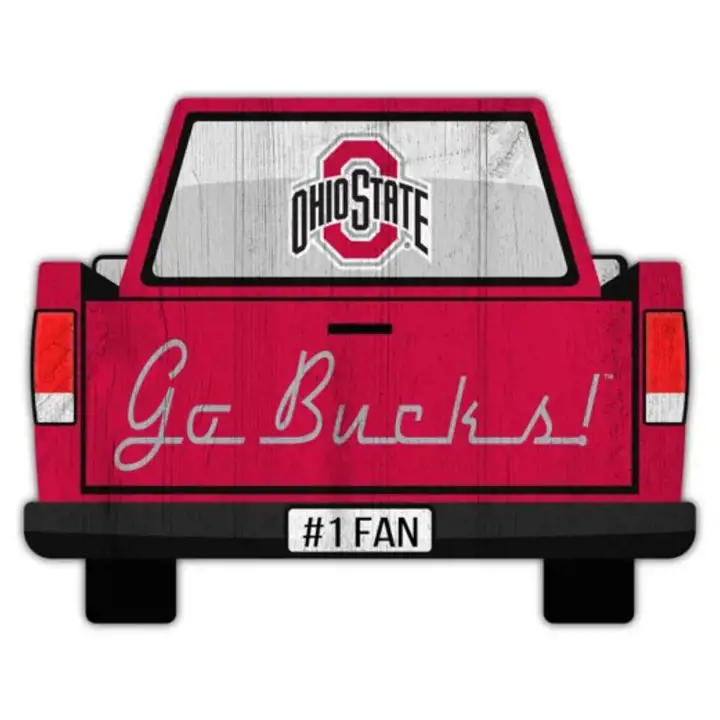 Silhouette de la caisse de camion des Buckeyes de l'Ohio State