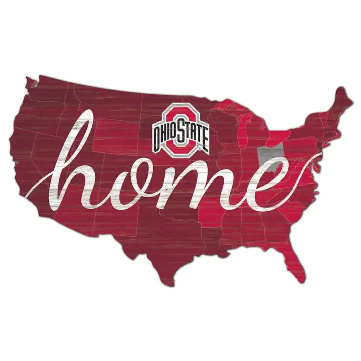 Découpe des Buckeyes de l'Ohio State USA à domicile