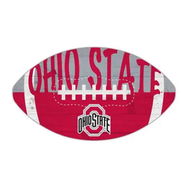 Découpe ballon Buckeyes d'Ohio State