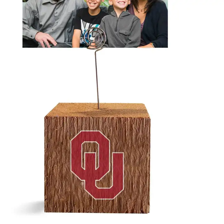Porte-photo Oklahoma Sooners Block Spiral ast