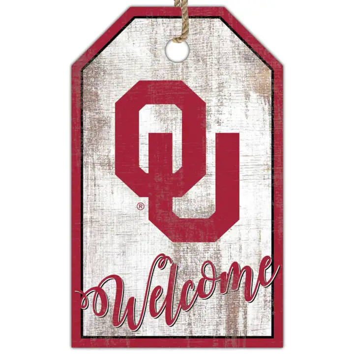 Panneau de bienvenue Oklahoma Sooners ast