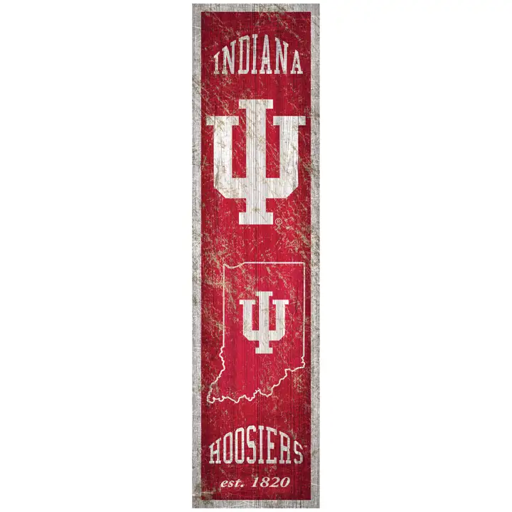 Bannière historique Indiana Hoosiers - 6 x 24 ast