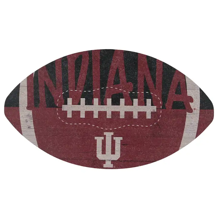 "Panneau Découpé Football Indiana Hoosiers - 12\" ast"