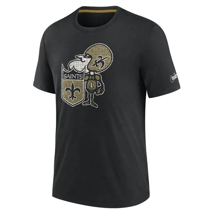 T-Shirt Nike Triblend NEW ORLEANS SAINTS NFL Playback 22 noir