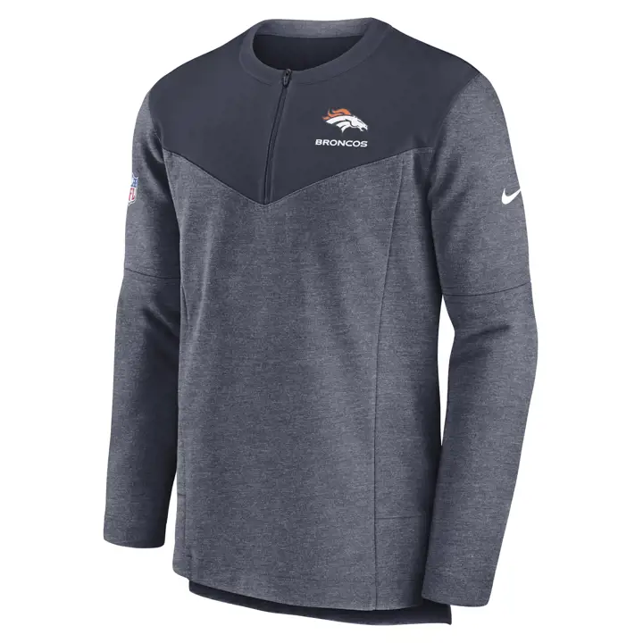 DENVER BRONCOS NFL Lockup 1/2 Zip 22 marine