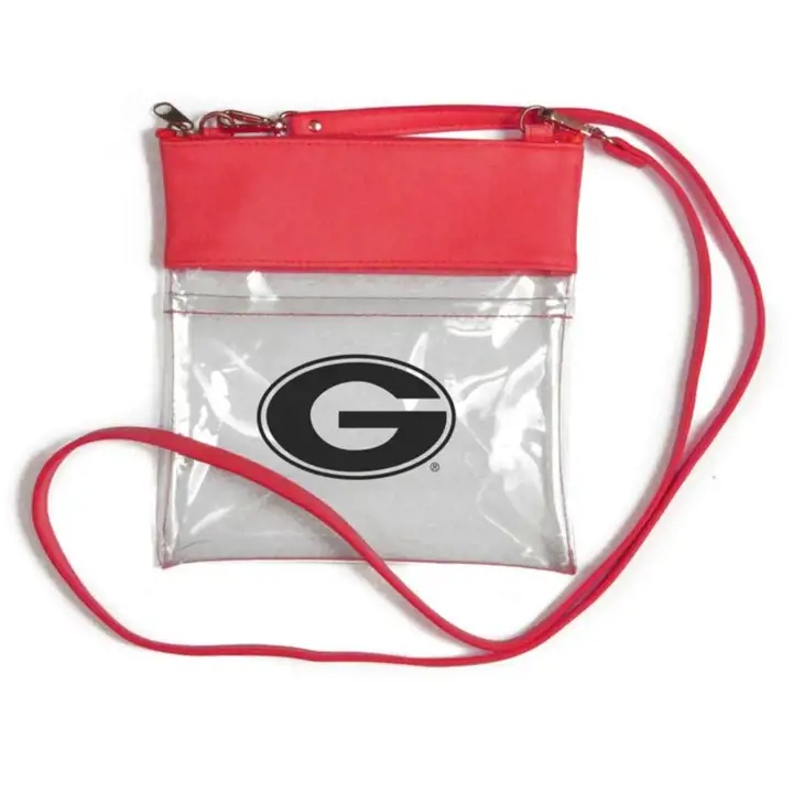 Sac bandoulière transparent Georgia Bulldogs