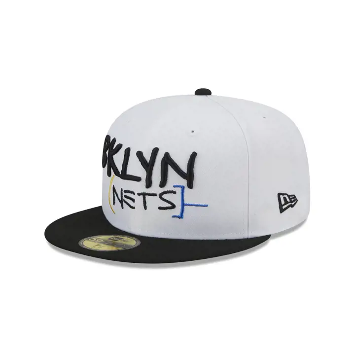 Brooklyn Nets NBA City Edition 2022 59FIFTY blc/noi/noi