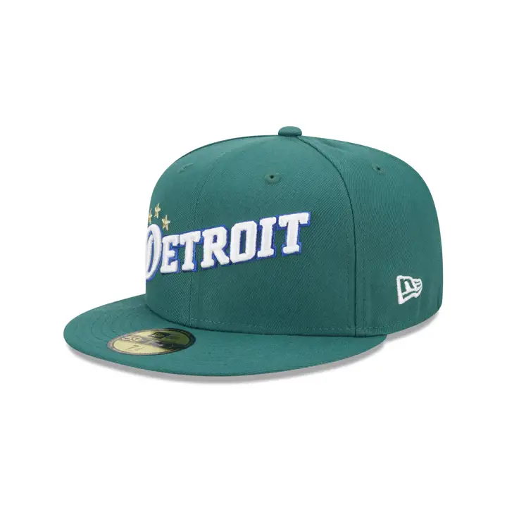 Casquette 59FIFTY Detroit Pistons NBA City Edition 2022 vert/vert/bleu