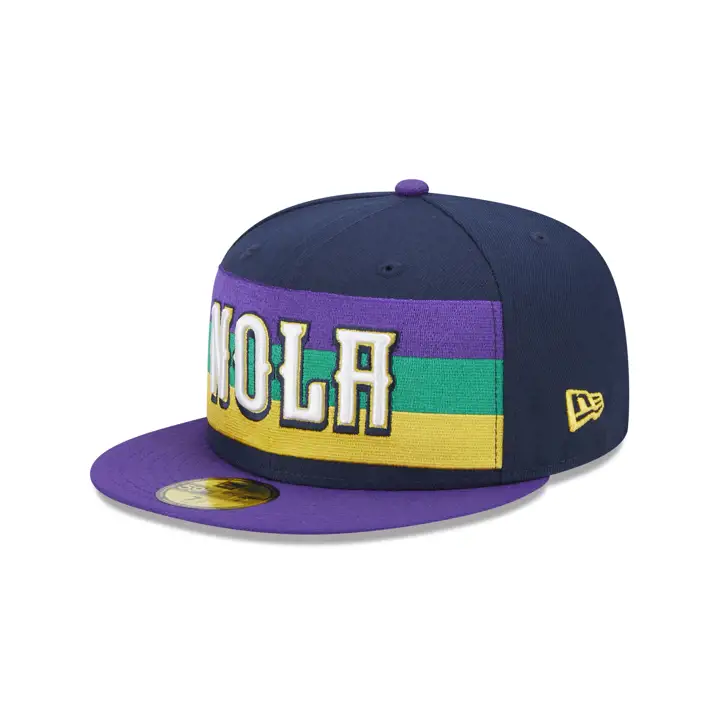 New Orleans Pelicans NBA City Edition 2022 59FIFTY violet/violet/j