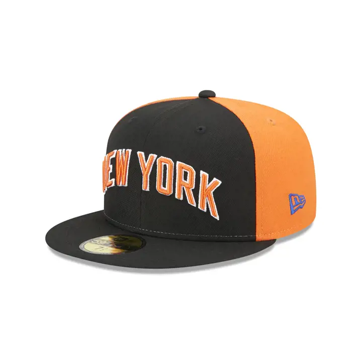 New York Knicks NBA City Edition 2022 59FIFTY blk/blk/blue