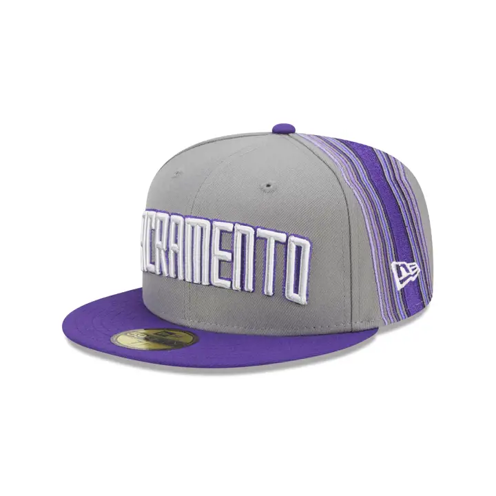 Sacramento Kings NBA City Edition 2022 59FIFTY gris/vio/vio