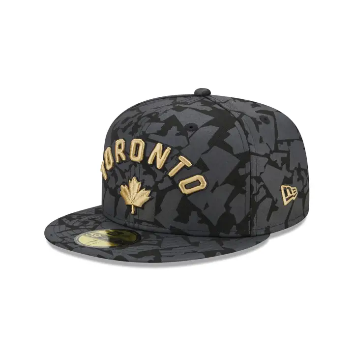 Toronto Raptors NBA City Edition 2022 59FIFTY blk/blk/gl